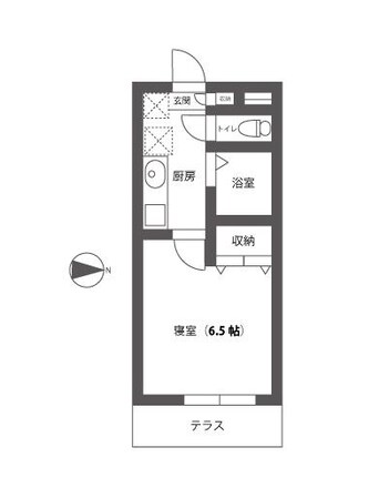 ウェーブレジデンス中仙道B棟の物件間取画像